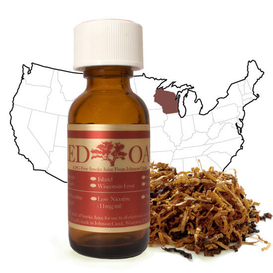 Red Oak PG Free Domestic Smoke Juice Red Oak PG Free Domestic Smoke Juice
